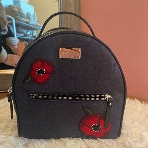 Kate Spade Grove Street Poppy Sammi Denim Backpack